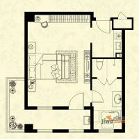林克斯温泉度假城1室1厅1卫79.8㎡户型图