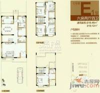 万华紫金花苑6室2厅4卫218.5㎡户型图