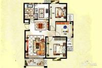 海逸国际3室2厅1卫110.3㎡户型图